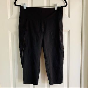 Lululemon Pace Rival Crop 22” Black Size 10 EUC